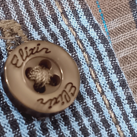 Men's Elixir Short Sleeve Plaid Button Down Shirt - Picture 4 of 5